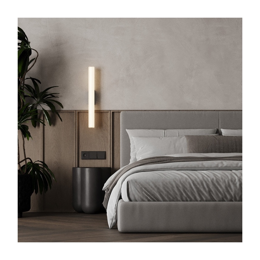 Luz LED para espejo de baño LINEA, 12 W, 230 V, 3000/4000/6000 K, IP44, 61 cm, blanco