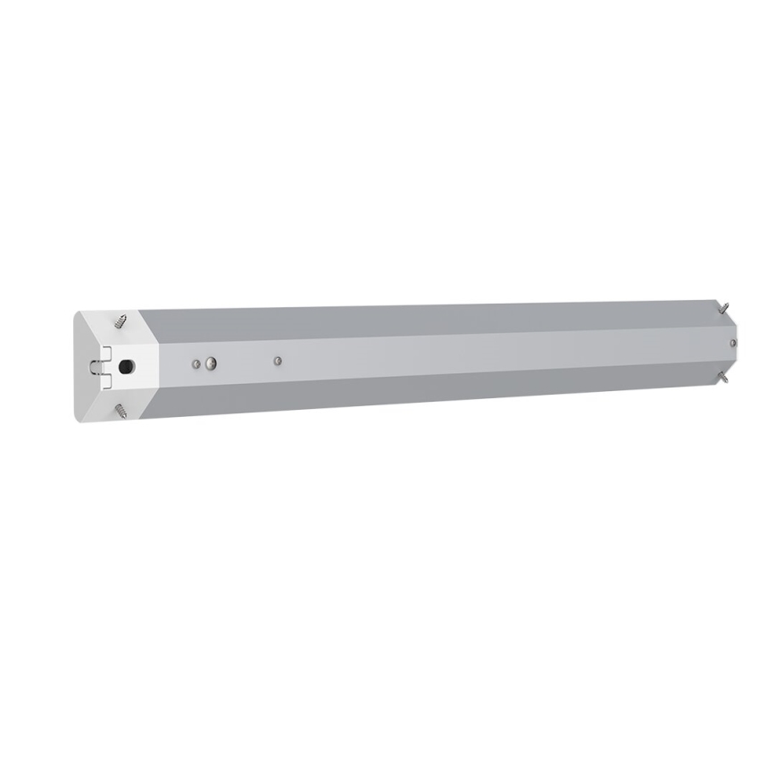 Iluminación LED bajo mueble con tomas y USB puertos LED/18W/230V 4000K plata