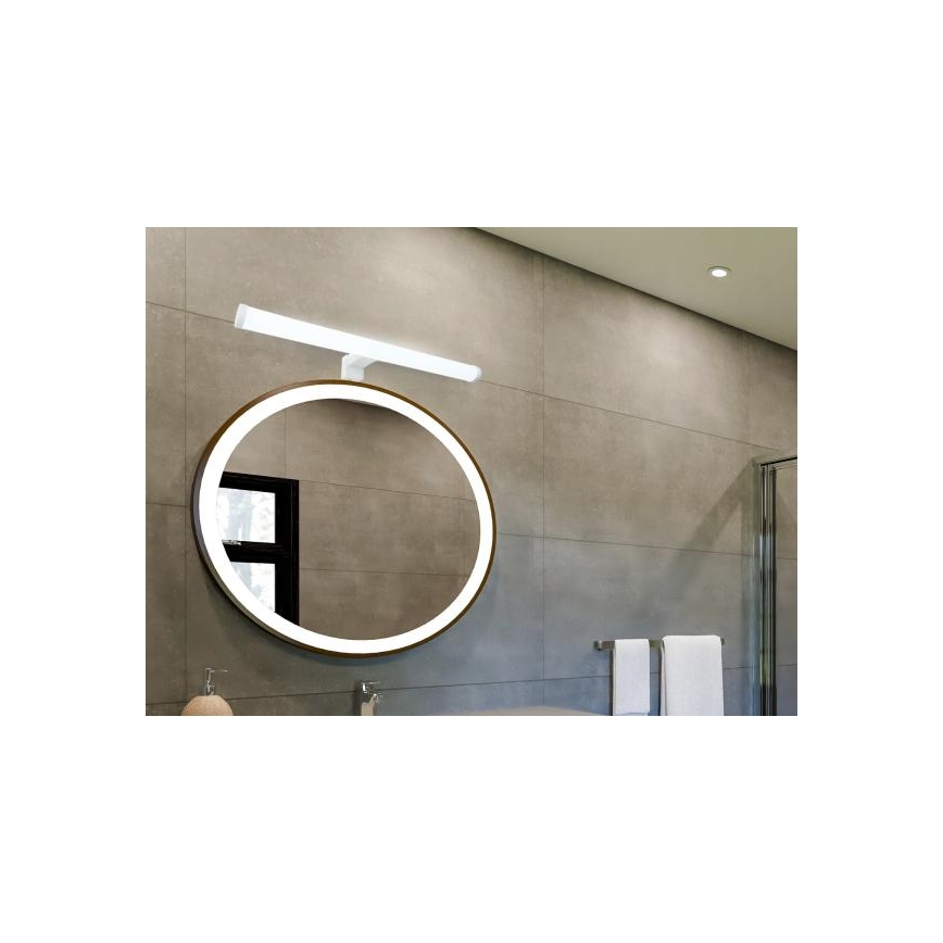 Iluminación LED para espejo de baño, 10W, 230V, 45 cm, IP44, color blanco