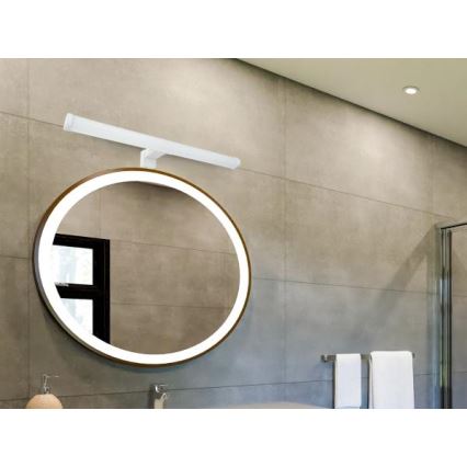 Iluminación LED para espejo de baño, 10W, 230V, 45 cm, IP44, color blanco