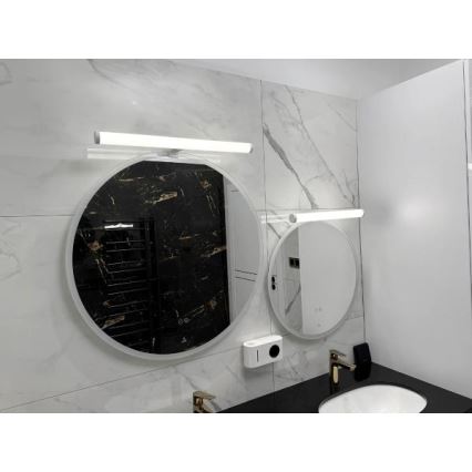 Iluminación LED para espejo de baño, 10W, 230V, 45 cm, IP44, color blanco