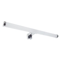 Iluminación LED para espejo de baño, 10W/230V, 45 cm, IP44, cromo brillante