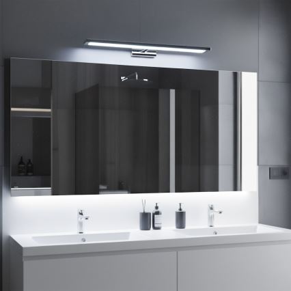 Iluminación LED para espejo de baño KLIMT LED/12W/230V 3000/4000/6000K 60 cm IP44 cromo brillante
