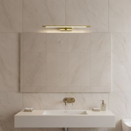 Iluminación LED para espejo de baño KLIMT LED/12W/230V 3000/4000/6000K 60 cm IP44 dorada