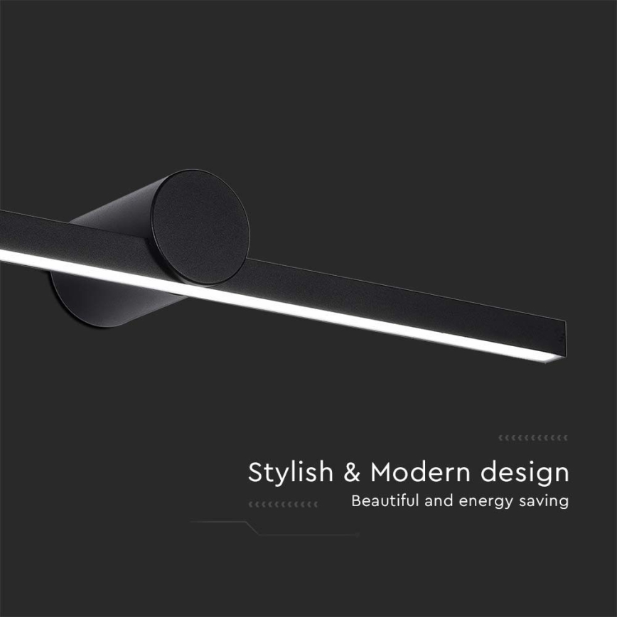 Iluminación LED para espejo de baño LED/10W/230V 4000K IP65 negro