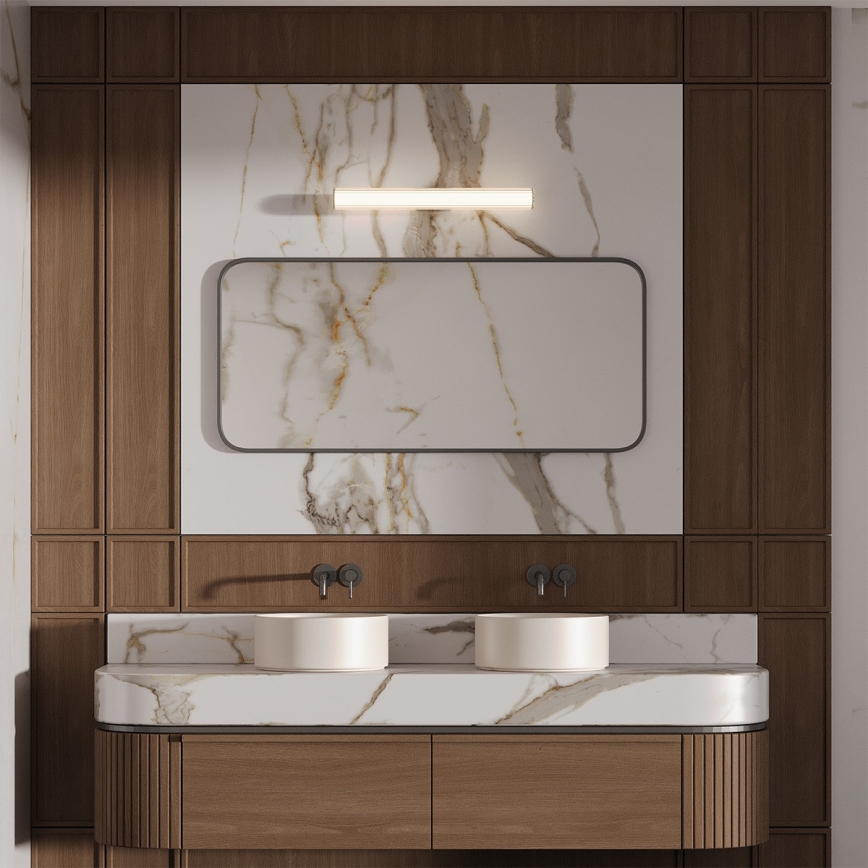 Iluminación LED para espejo de baño LINEA LED/12W/230V 3000/4000/6000K IP44 61 cm dorada