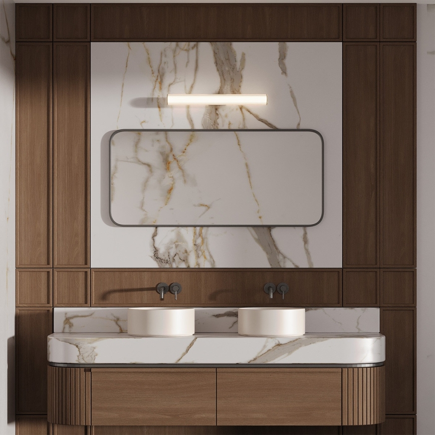 Iluminación LED para espejo de baño LINEA LED/8W/230V 3000/4000/6000K IP44 45 cm dorada