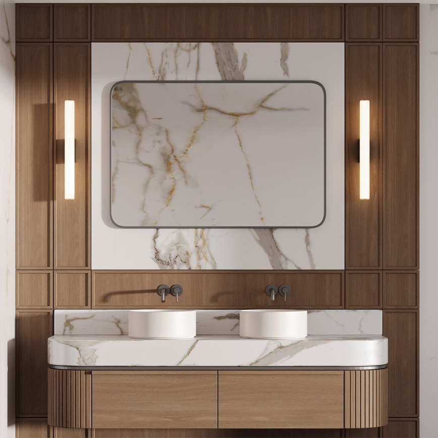 Iluminación LED para espejo de baño LINEA LED/8W/230V 3000/4000/6000K IP44 45 cm dorada