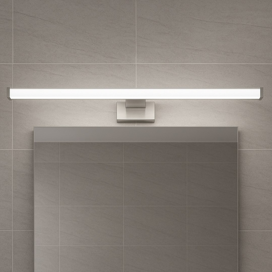 Iluminación LED para espejo de baño MIRORE LED/10W/230V 60 cm IP44 cromo brillante