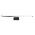 Iluminación LED para espejo de baño MIRORE LED/10W/230V 60 cm IP44 negro