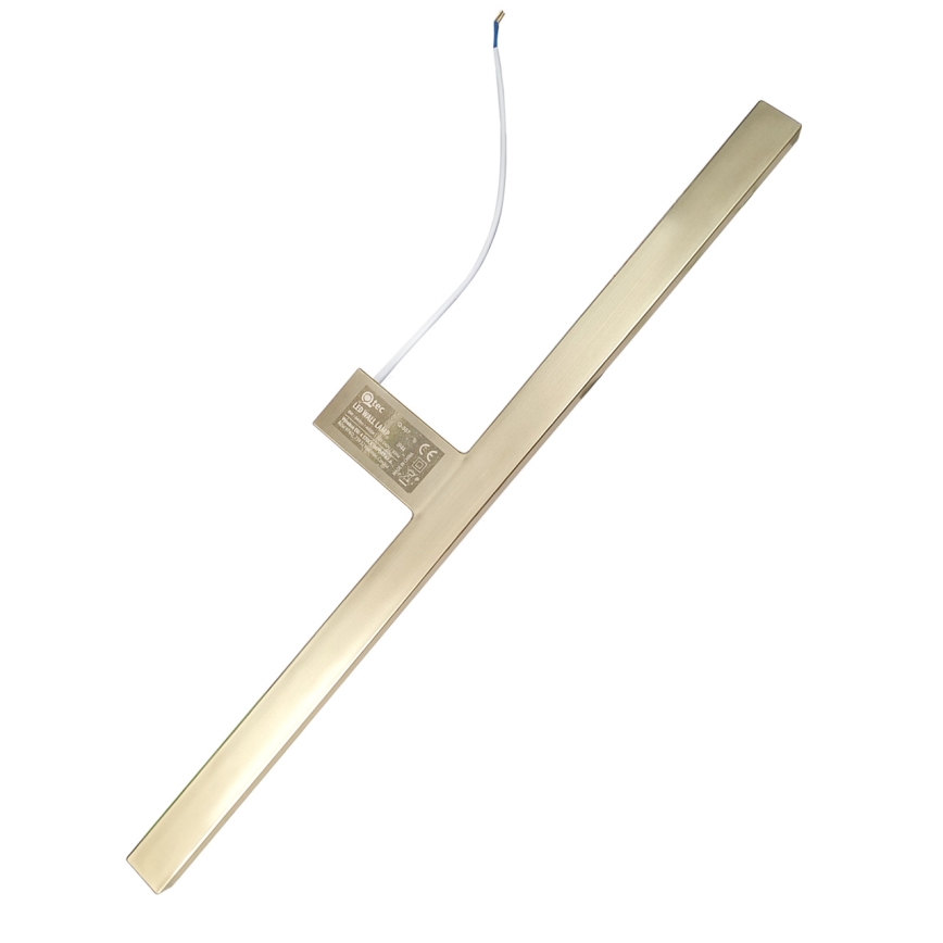 Iluminación LED para espejos de baño LED/8W/230V 4000K 50 cm IP44 dorado mate