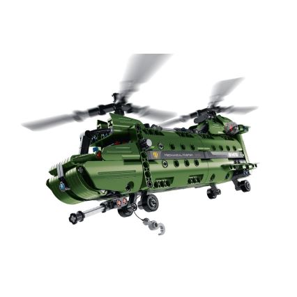 iM.Master - Kit de construcción 2 en 1: helicóptero con accionamiento mecánico, 393 piezas