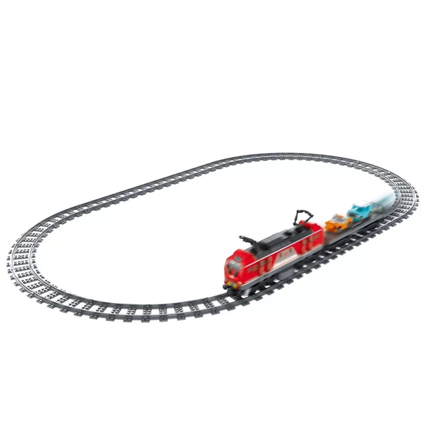 iM.Master - Set de tren con vías 2xAA/400 mAh 617 piezas + mando a distancia