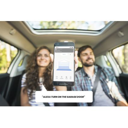 Immax 07706L - Control de puertas de garaje y portones automáticos NEO LITE Smart DC5V Wi-Fi Tuya