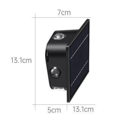 Aplique LED solar con sensor LED/2W/5V IP54 1300 mAh