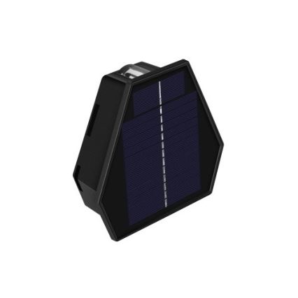 Lámpara de pared solar LED con sensor LED/2W/5V IP54 1300 mAh