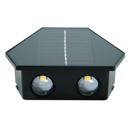 Lámpara de pared solar LED con sensor LED/2W/5V IP54 1300 mAh