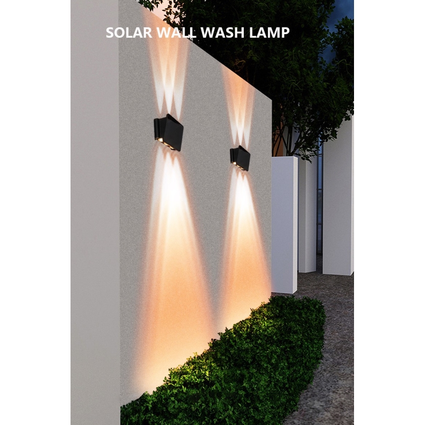 Aplique LED solar con sensor LED/2W/5V IP54 1300 mAh