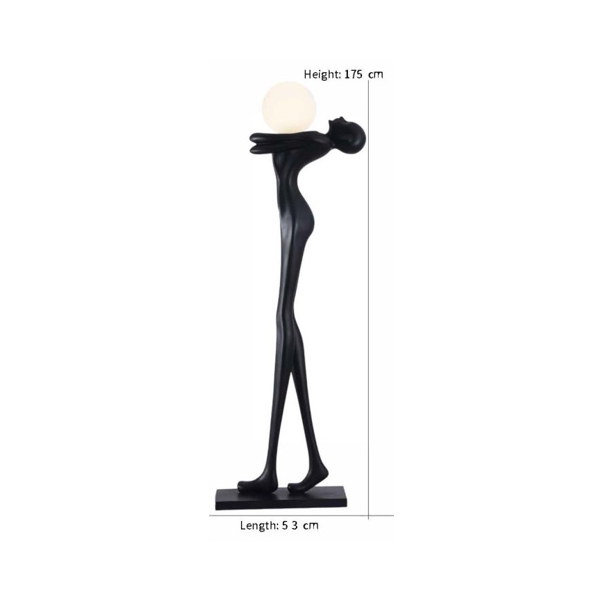 Lámpara de pie SILUETTE 1xE27/25W/230V 175 cm Human Woman