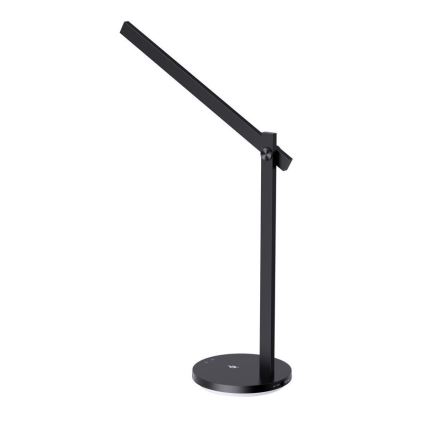 Lámpara de mesa LED regulable con cargador inalámbrico QI BEAM LED/18W/230/12V 2800K/4000K/5000K