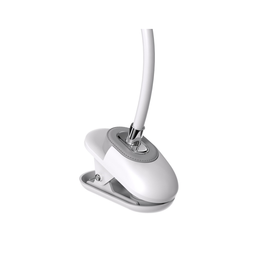 Lámpara de mesa regulable LED+CCT con pinza CLIP LED/7,5W/230V 3000/4200/5000K blanca