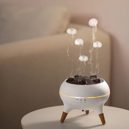 Immax 09104L - Difusor de aroma y humidificador de aire JELLYFISH LED/11W/5V