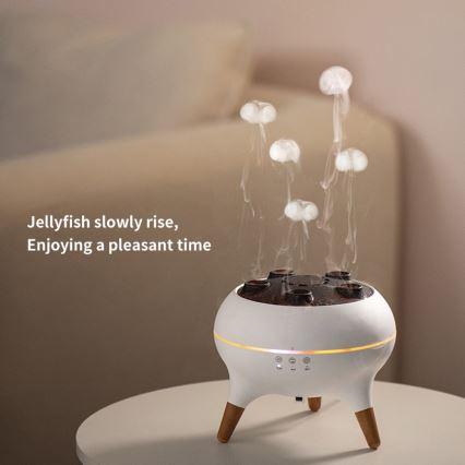 Immax 09104L - Difusor de aroma y humidificador de aire JELLYFISH LED/11W/5V