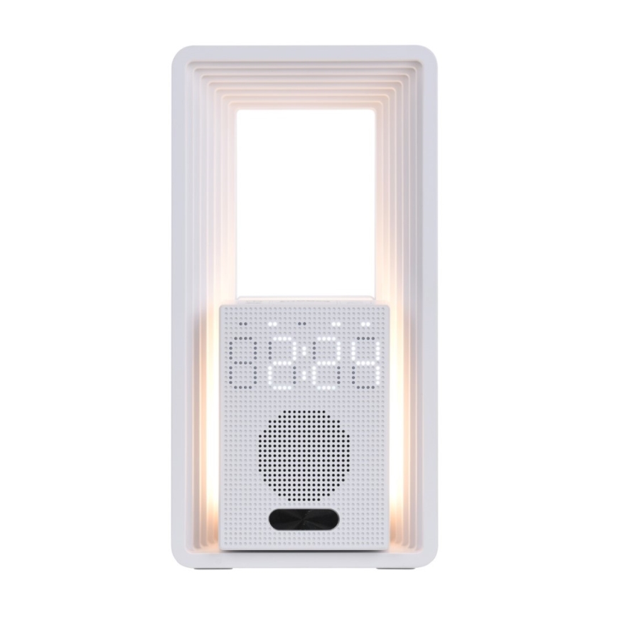 Lámpara de mesa LED con despertador y carga CALM LED/3,5W/5V