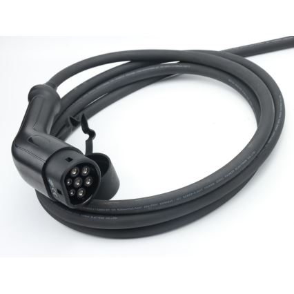 Immax - Estación de carga portátil para vehículos eléctricos EV AC Tipo 2 16A/380V 11kW + enchufe 230V, 3,7kW 5m + funda