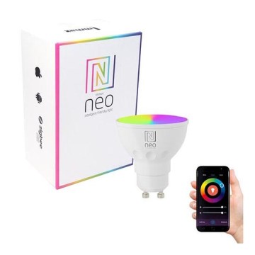 Immax NEO 07006L - LED RGB Bombilla regulable GU10/3,5W/230V ZigBee 2700K Tuya