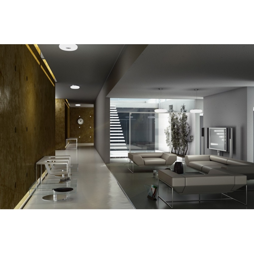 Immax NEO 07061L - Plafón LED RGBW regulable FUENTE 3xE27/8,5W/100-240V Tuya