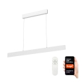 Immax NEO 07075L-LED Lámpara colgante regulable con cable LISTON blanca LED/18W/230V Tuya + mando a distancia