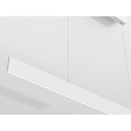 Immax NEO 07075L-LED Lámpara colgante regulable con cable LISTON blanca LED/18W/230V Tuya + mando a distancia