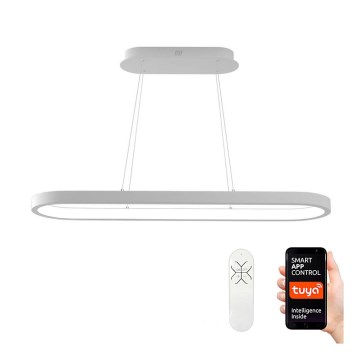 Immax NEO 07077L - Lámpara colgante LED regulable con cable HIPODROMO LED/66W/230V Tuya + mando a distancia