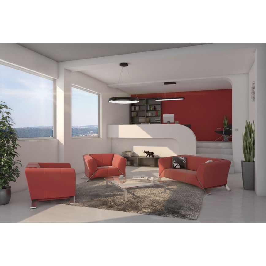 Immax NEO 07080L-80 - Lámpara colgante LED regulable con cable LIMITADO LED/48W/230V 80 cm Tuya + mando a distancia