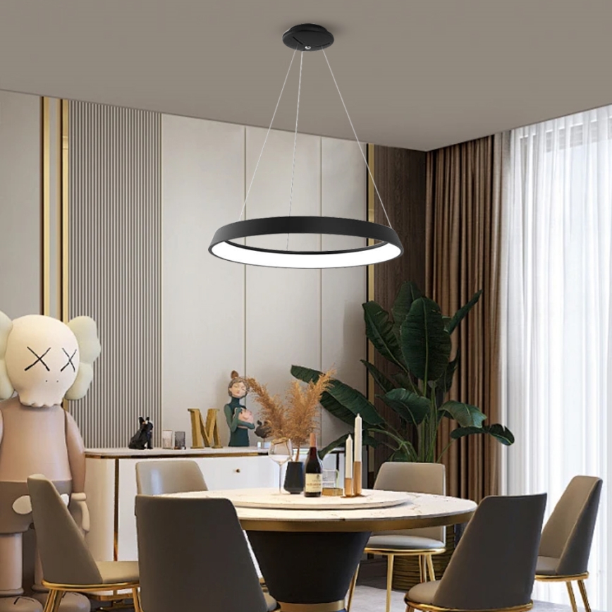 Immax NEO 07080L - Lámpara colgante LED regulable en cable LIMITADO LED/39W/230V 60 cm Tuya + mando a distancia