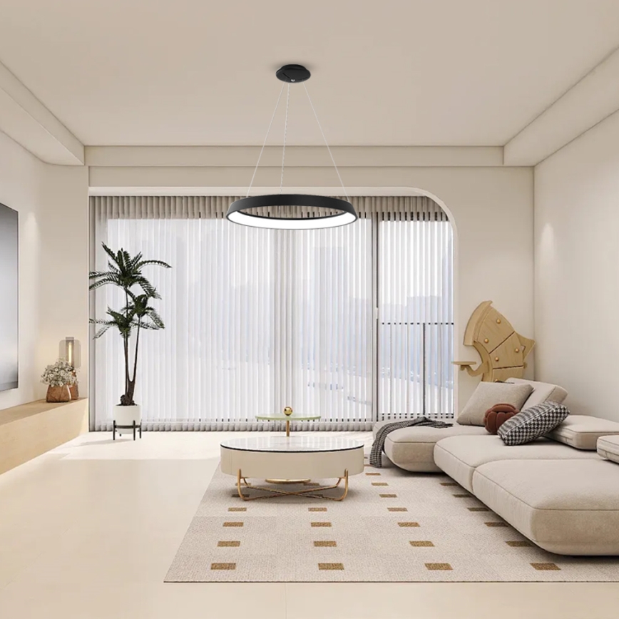 Immax NEO 07080L - Lámpara colgante LED regulable en cable LIMITADO LED/39W/230V 60 cm Tuya + mando a distancia