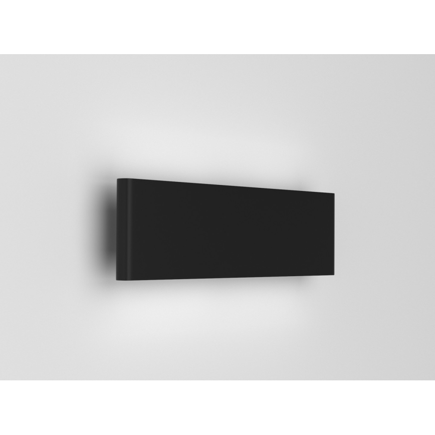 Immax NEO 07086L - Lámpara de pared LED regulable LISTON LED/8W/230V negra Tuya + mando a distancia