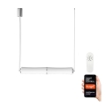 Immax NEO 07102L - Lámpara colgante LED regulable con cable BAMBOOS LED/30W/230V 90 cm Tuya + mando a distancia