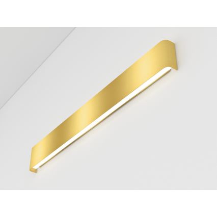 Immax NEO 07137-G - LED SMART Aplique regulable LINEA dorado LED/40W/230V + control remoto 76 cm Tuya ZigBee