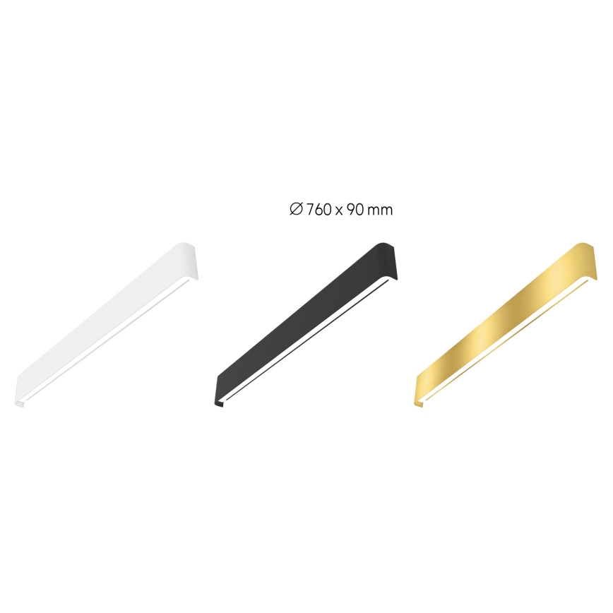 Immax NEO 07137-G - LED SMART Aplique regulable LINEA dorado LED/40W/230V + control remoto 76 cm Tuya ZigBee