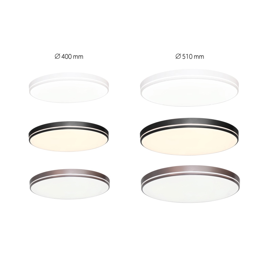 Immax NEO 07149-W40 - Plafón LED regulable NEO LITE AREAS LED/24W/230V Tuya Wi-Fi blanca + mando a distancia