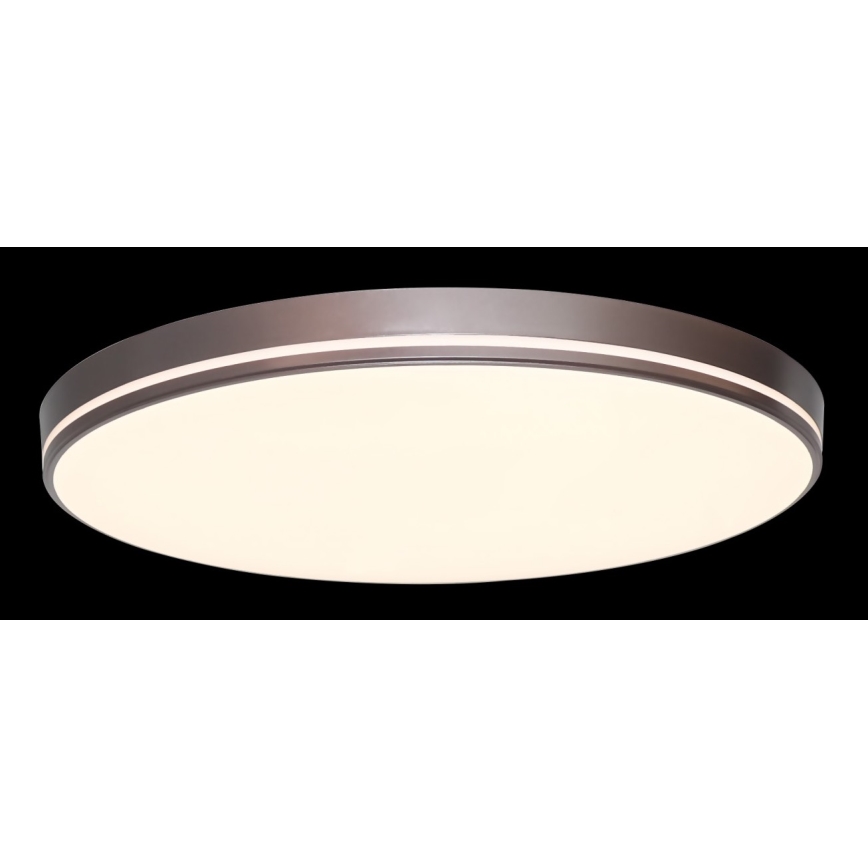 Immax NEO 07150-C51 - Plafón LED regulable NEO LITE AREAS LED/48W/230V Tuya Wi-Fi marrón + mando a distancia