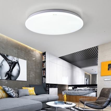 Immax NEO 07156-45 - Lámpara de techo LED regulable ANCORA LED/36W/230V 2700-6500K Wi-Fi + mando a distancia Tuya