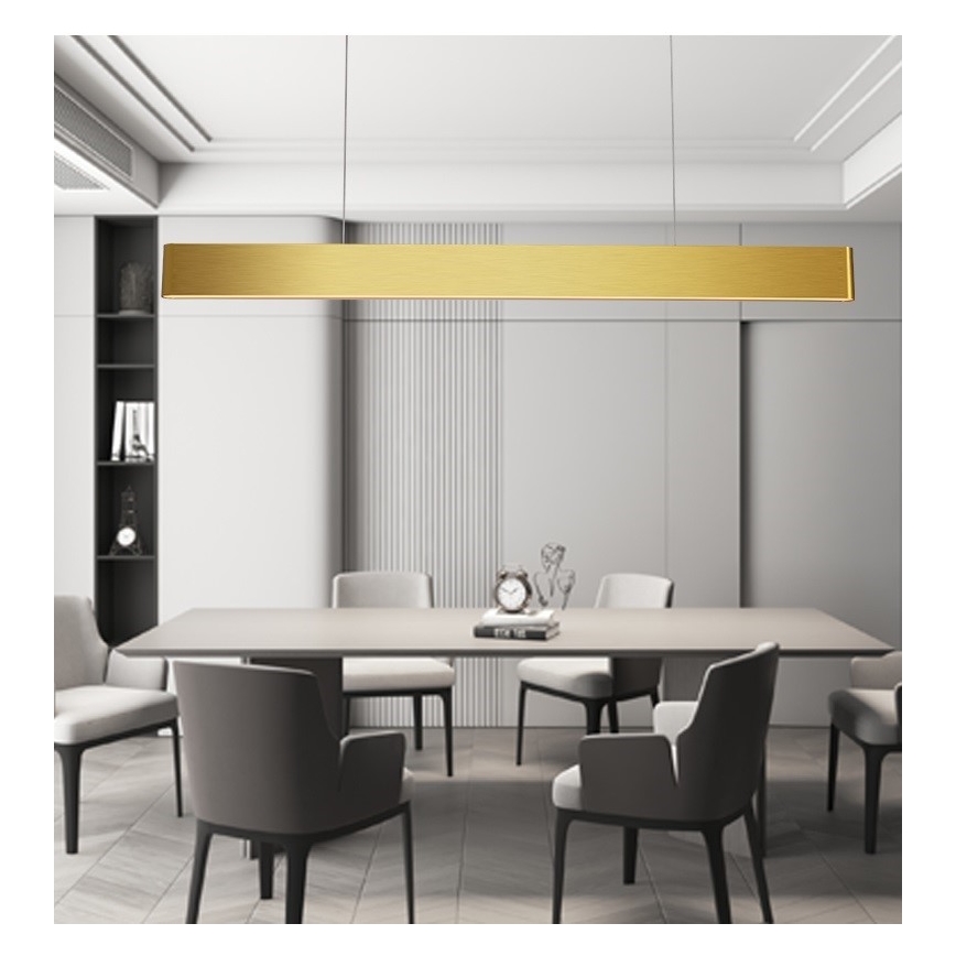 Immax NEO 07157-G120X - LED RGB+CCTW Lámpara colgante regulable MILANO LED/40W/230V Tuya dorado