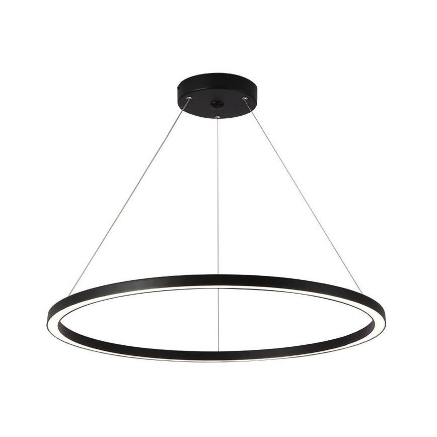 Immax NEO 07158-B80 - Lámpara de araña LED regulable FINO LED/60W/230V Tuya negro + mando a distancia