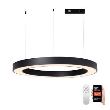 Immax NEO 07211L - Lámpara de araña LED regulable PASTEL LED/68W/230V 2700-6500K Tuya negro + control remoto
