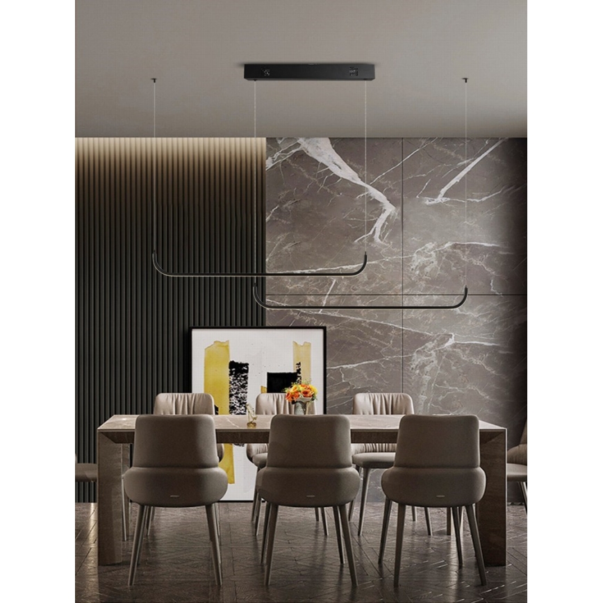 Immax NEO 07222L - Lámpara de araña LED regulable en cadena NEO LITE PATTINI LED/56W/230V 2700-6500K Wi-Fi Tuya + mando a distancia