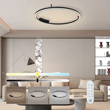 Immax NEO 07246-80 - Plafón LED regulable FINO LED/55W/230V 80cm Tuya + control remoto