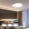 Immax NEO 07251L - Plafón LED regulable NEO LITE SEMPLICI LED/36W/230V 3000-6000K Wi-Fi Tuya blanco + control remoto